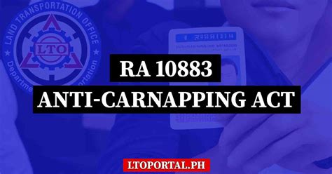 carnapping bailable|RA 10883 Or Anti.